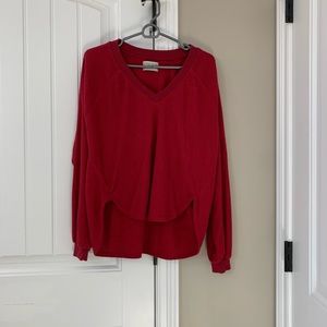 Urban outfitters Lilith red oversized sweater XS